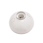 Portalámpara Tipo Panel LED Ovalado Termoplástico E27 4A 250V Blanco Lexo