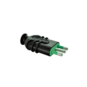 Enchufe Volante Macho 2P+T 16 A 250 VAC Negro Fanton