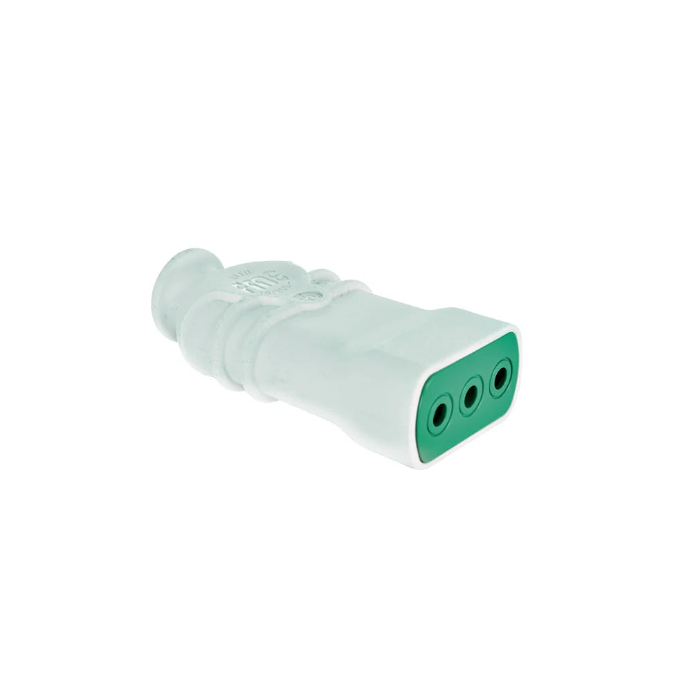 Enchufe Volante Hembra 10A 250V 2P+T Blanco Fanton