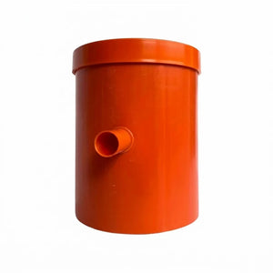 Cámara de Registro Cooper 160mm PVC Naranja para Puesta a Tierra Alfaplast