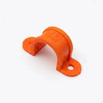 Abrazadera PVC 20mm Naranja