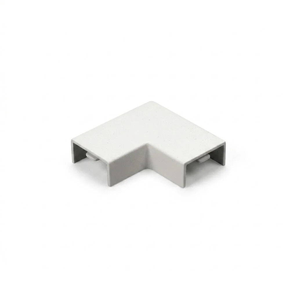 Curva Plana para Canaleta 100x50mm Blanca