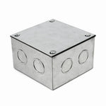 Caja A11 Pregalvanizada con Tapa 100x100x65mm con Knockout