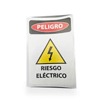 Señalética Riesgo Eléctrico PVC 200x300mm