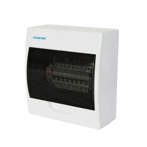 Tablero Sobrepuesto PVC Tapa Blanca 12P Stanford